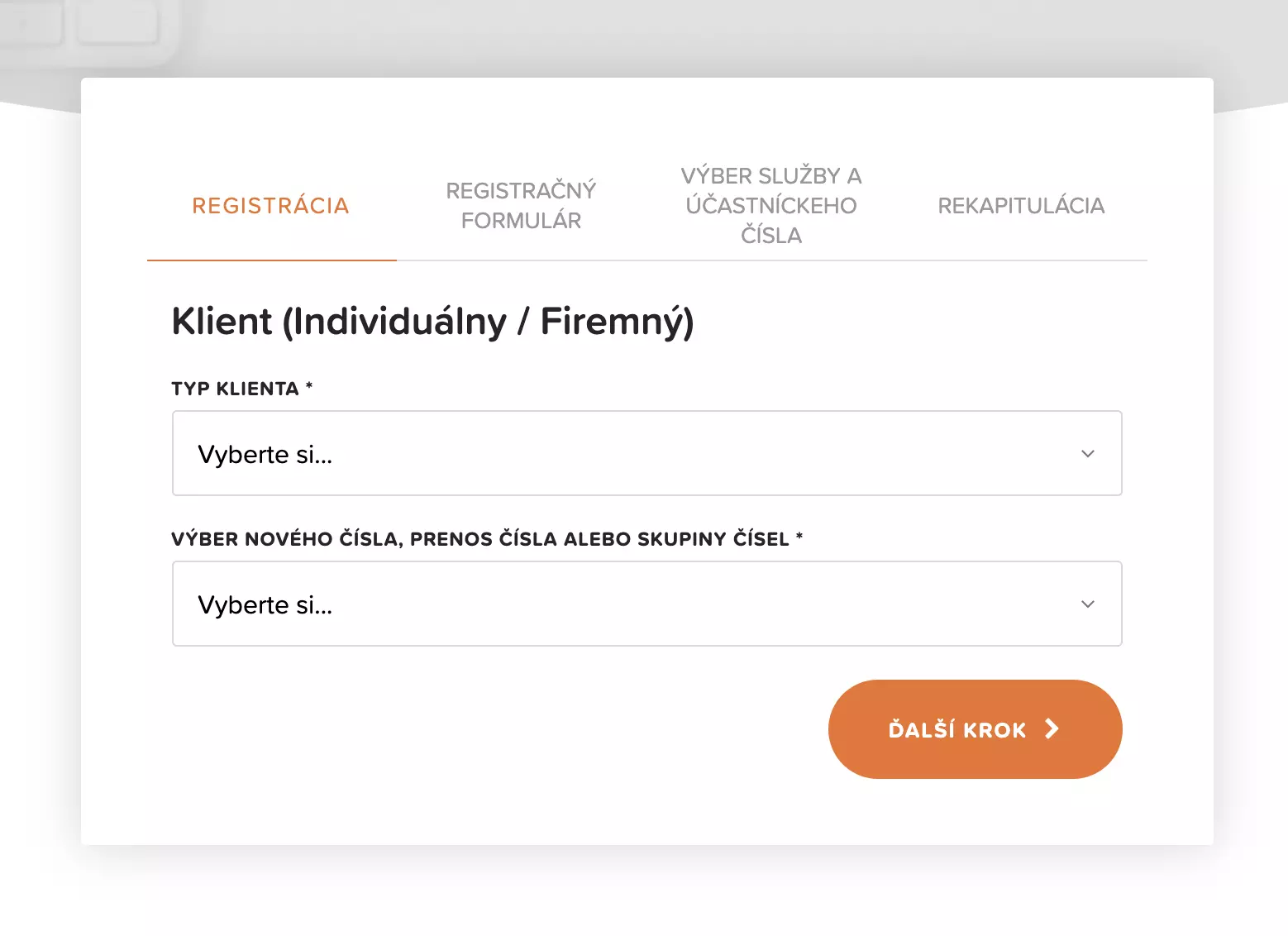 Registracija Optimal Call