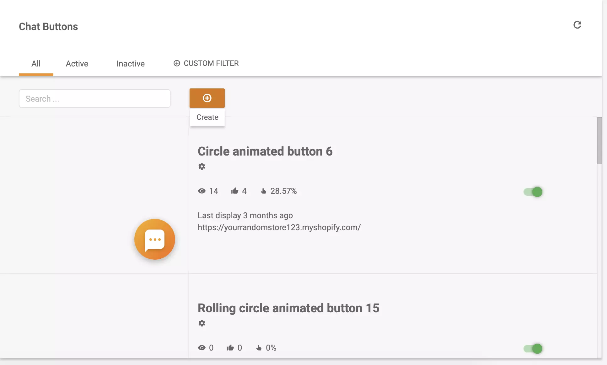 Ustvarite gumb za klepet v LiveAgent za poznejšo uporabo na Silverstripe