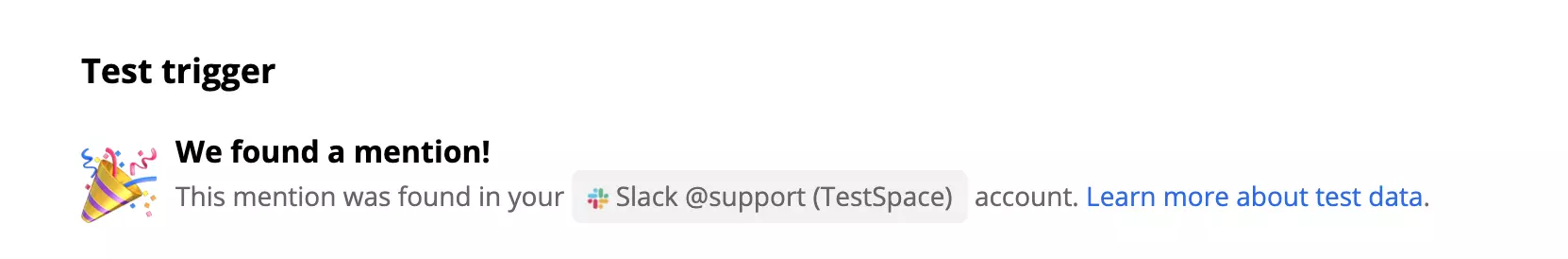 Uspešno testiran Slack sprožilec