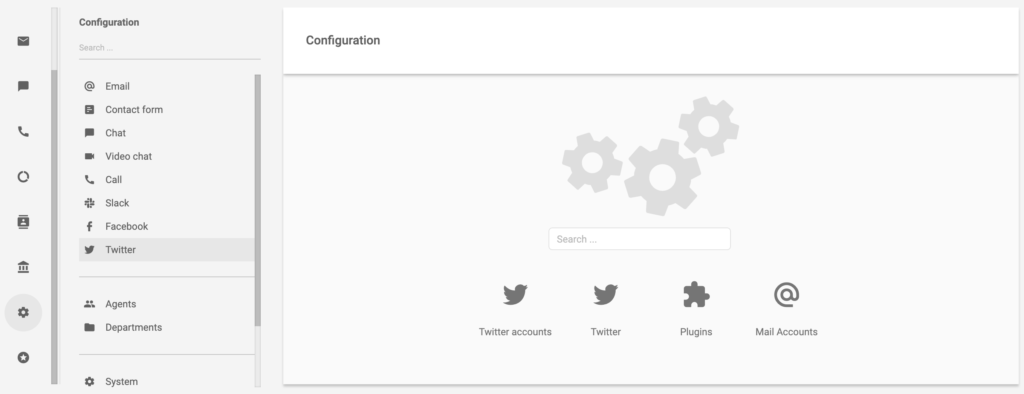 Kje najti Twitter (X) v programu LiveAgent