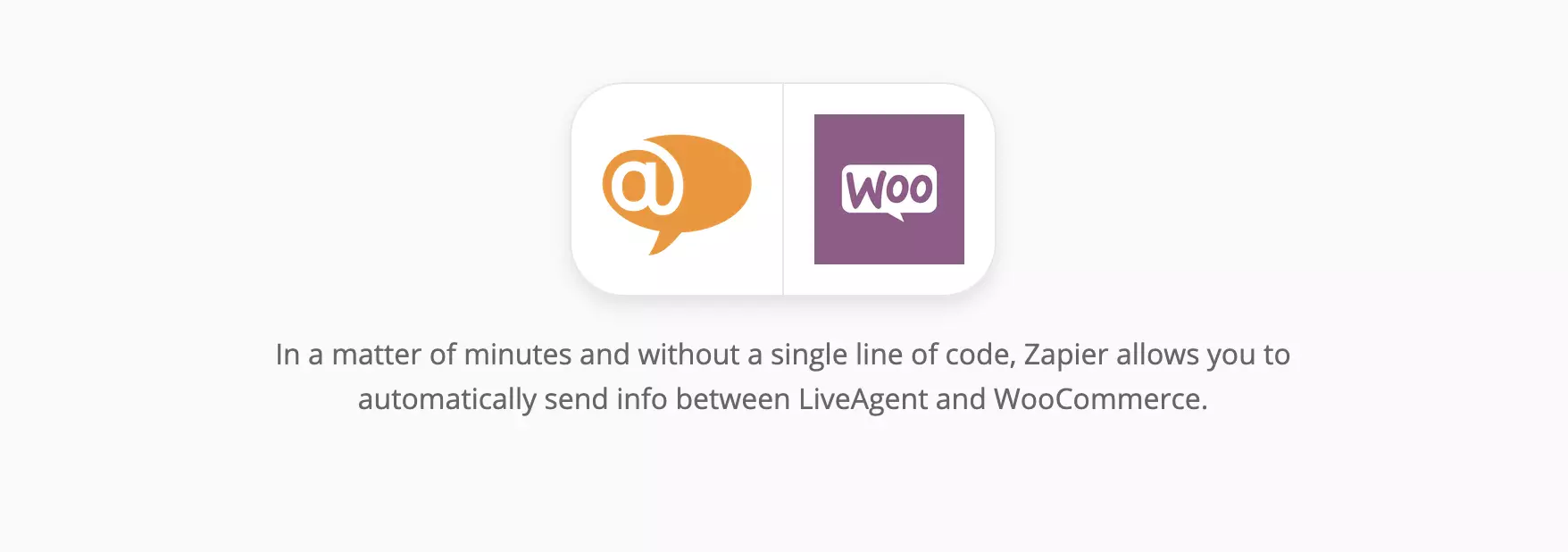 Integracije LiveAgent in WooCommerce na Zapier