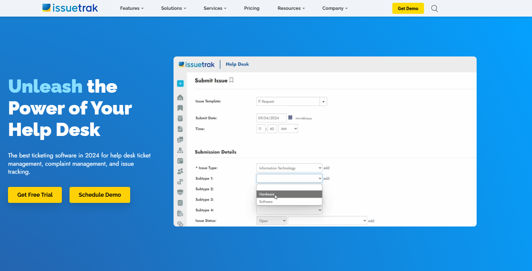 Domača stran issuetrak