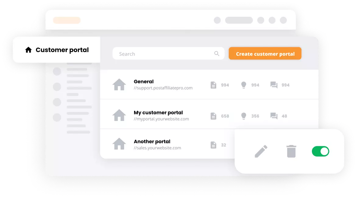 Funkcionalnost več baz znanja v LiveAgent