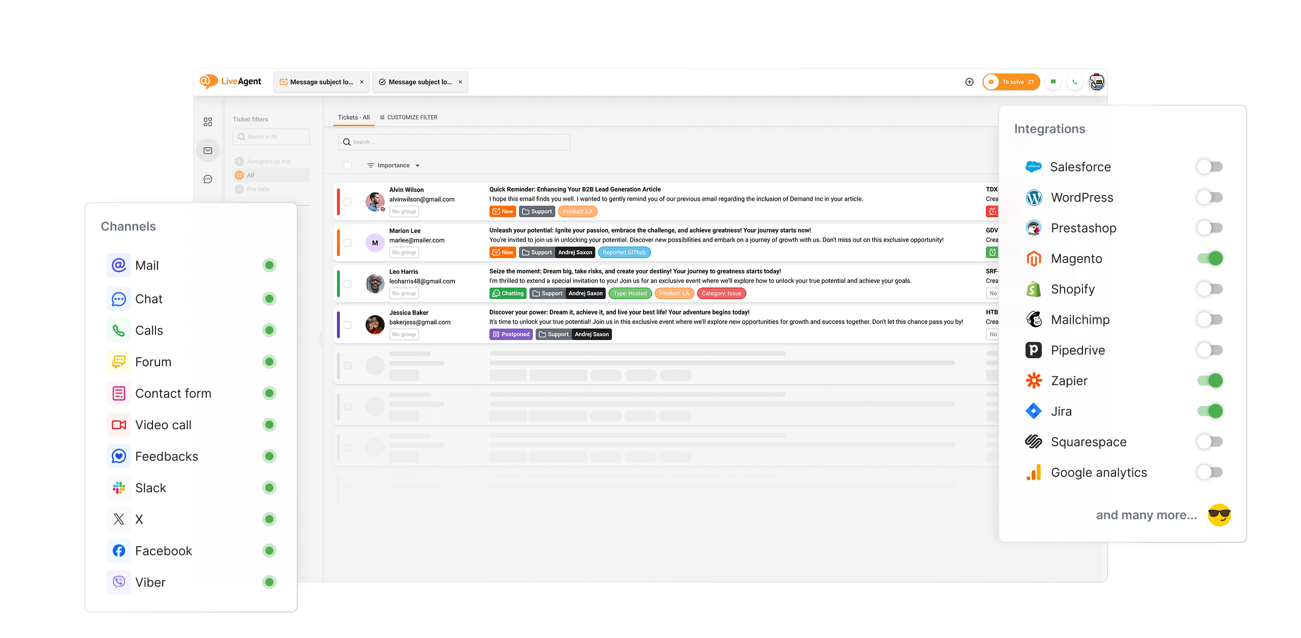 Povežite se s svojimi strankami na vseh kanalih