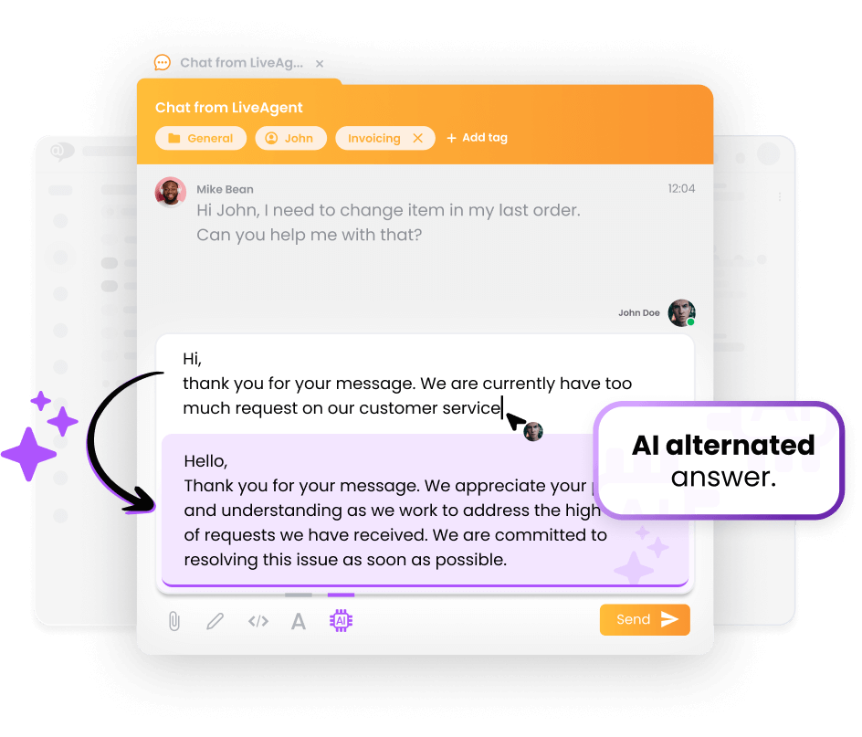 Asistent umetne inteligence LiveAgent