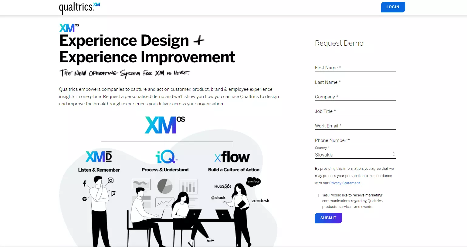 Domača stran Qualtrics