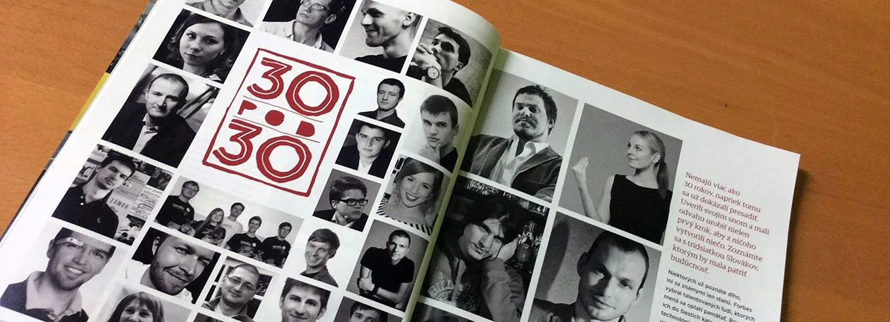 WebSupport v Forbes 30 pod 30